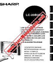 Ansicht LC-20B2EA pdf Bedienungsanleitung, Auszug aus Sprache Italien
