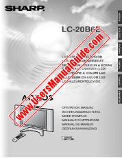 Ver LC-20B6E pdf Manual de operaciones, extracto de idioma inglés.