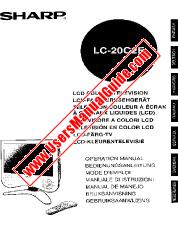 Ansicht LC-20C2E pdf Bedienungsanleitung, Auszug aus Sprache Italienisch