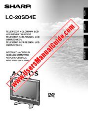 View LC-20SD4E pdf Operation Manual, extract of language Czech