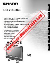View LC-20SD4E pdf Operation Manual, extract of language Danish