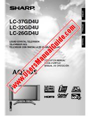 Vezi LC-26/32/37D4U pdf Operarea manuală, engleză, franceză, spaniolă