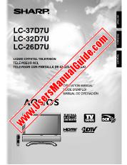 Visualizza LC-26/32/37D7U pdf Manuale operativo, inglese, francese, spagnolo