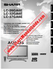 Ver LC-26GA6E/32GA6E/37GA6E pdf Manual de operación, extracto de idioma danés