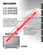 View LC-26/32/37P55E pdf Operation Manual, extract of language Dutch