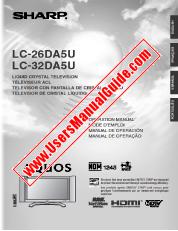 Ver LC-26DA5U/32DA5U pdf Manual de operaciones, extracto de idioma español.