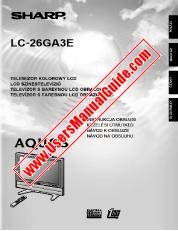 View LC-26GA3E pdf Operation Manual, extract of language Czech