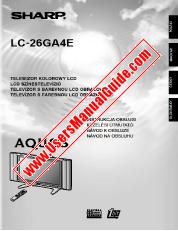 View LC-26GA4E pdf Operation Manual, extract of language Hungarian