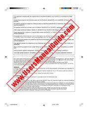 View LC-30AD1E pdf Operation Manual, extract of language English