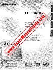 Ansicht LC-30AD1E pdf Bedienungsanleitung, Auszug aus Sprache Französisch