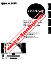 Ansicht LC-30HV2E pdf Bedienungsanleitung, Auszug aus Sprache Italien