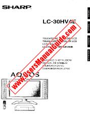 Ver LC-30HV4E pdf Manual de operación, extracto de idioma italiano.