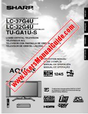 View LC-32/37G4U/TU-GA1U/S pdf Operation Manual, extract of language Spanish