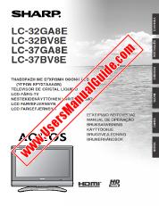 View LC-32/37GA8E/BV8E pdf Operation Manual, extract of language Danish
