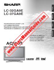 Vezi LC-32/37GA9E pdf Manual de funcționare, extractul de limba maghiară