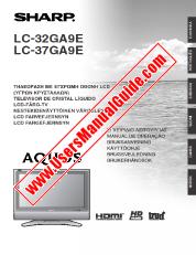 Vezi LC-32/37GA9E pdf Manual de funcționare, extractul de limbă portugheză