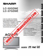 Ver LC-32/37GD9E pdf Manual de operación, extracto de idioma alemán.
