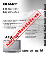 Vezi LC-32/37GD9E pdf Manual de funcționare, extractul de limbă portugheză