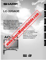 View LC-32GA3E pdf Operation Manual, extract of language English
