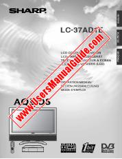 View LC-37AD1E pdf Operation Manual, extract of language English