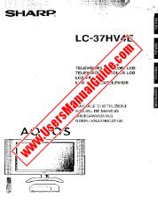 View LC-37HV4E pdf Operation Manual, extract of language Italian