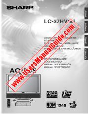 View LC-37HV6U pdf Operation Manual, extract of language English