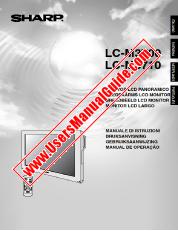 Ansicht LC-M3700 pdf Bedienungsanleitung, Italien