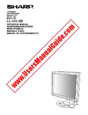 Voir LL-151-3D pdf Manuel d'utilisation, anglais, allemand, français, italien, espagnol