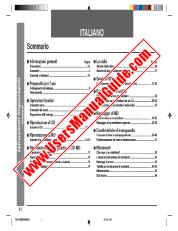 View MD-E9000H pdf Operation Manual, extract of language Italian