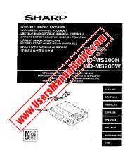 View MD-MS200H/W pdf Operation Manual, extract of language French