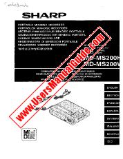 View MD-MS200H/W pdf Operation Manual, extract of language Dutch