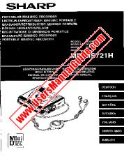 View MD-MS721H pdf Operation Manual, extract of language Italian