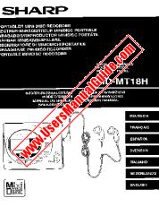 View MD-MT18H pdf Operation Manual, extract of language German