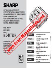 View MD-MT80H pdf Operation Manual, extract of language German
