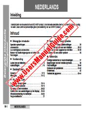 Ver MD-MT80H pdf Manual de operación, extracto de idioma holandés.