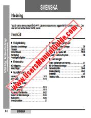 View MD-MT80H pdf Operation Manual, extract of language Swedish