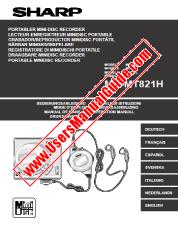 View MD-MT821H pdf Operation Manual, extract of language English