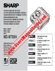 View MD-MT88H pdf Operation Manual, extract of languages German, French, English