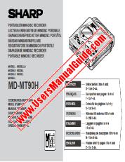 Vezi MD-MT90H pdf Manual de funcționare, extractul de limbile germană, franceză, engleză