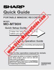 Voir MD-MT90H pdf Manuel d'utilisation, guide rapide, anglais