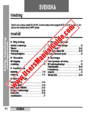 View MD-MT90H pdf Operation Manual, extract of language Swedish