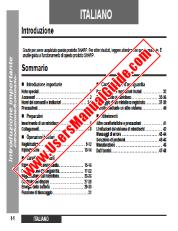 Ver MD-MT99H pdf Manual de operación, extracto de idioma italiano.