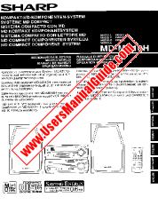 View MD-MX10H pdf Operation Manual, extract of language German