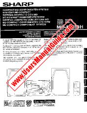 View MD-MX30H pdf Operation Manual, extract of language English