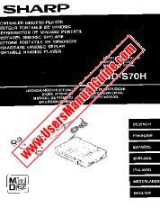 View MD-S70H pdf Operation Manual, extract of language German