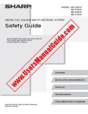 Ansicht MX-2300G/N/2700G/N pdf Bedienungsanleitung, Sicherheitshinweise, Englisch