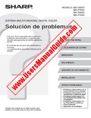 View MX-2300G/N/2700G/N pdf Operation Manual, Troubleshooting Guide, Spanish