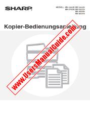 Ver MX-2300N/2700N/3500N/3501N/4500N/4501N pdf Manual de operación, copiadora, alemán