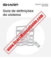View MX-2300N/2700N pdf Operation Manual, System Settings Guide, Portuguese
