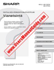 View MX-2300N/2700N pdf Operation Manual, Troubleshooting Guide, Finnish